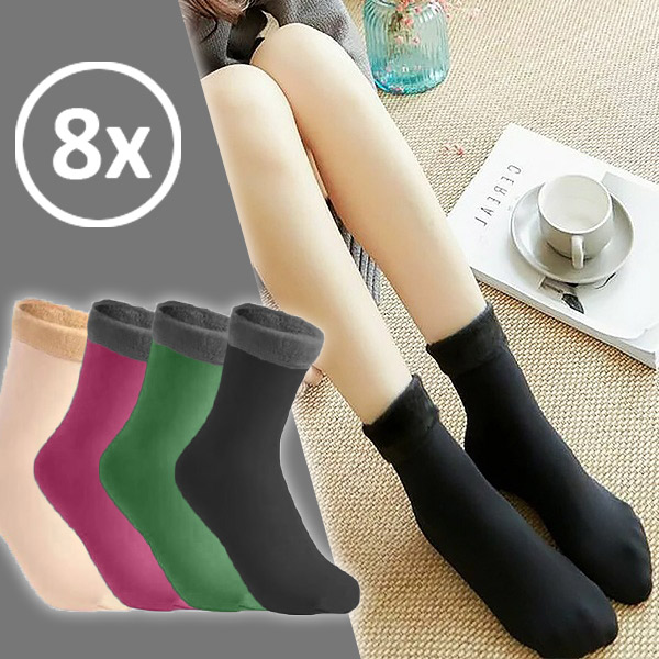 Thermosocken aus Samt (8 Paare) VELVOCKS