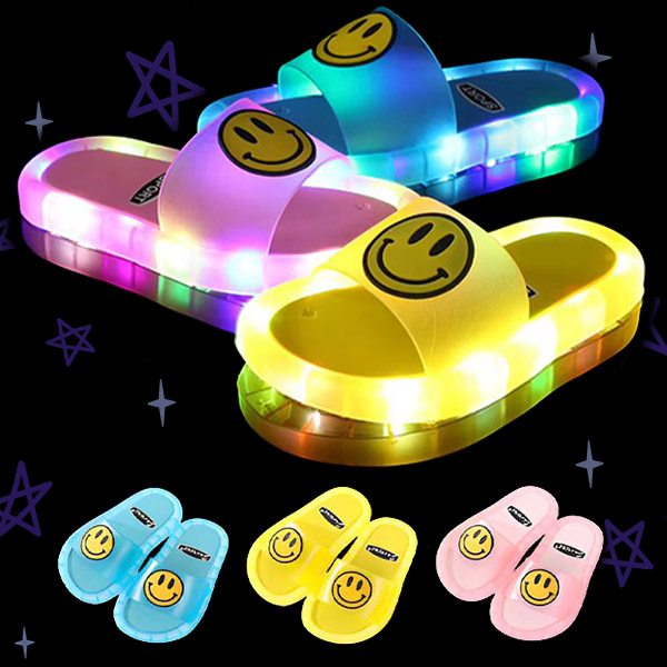 Kinderpantoffeln mit LED-Leuchten | HAPPYS
