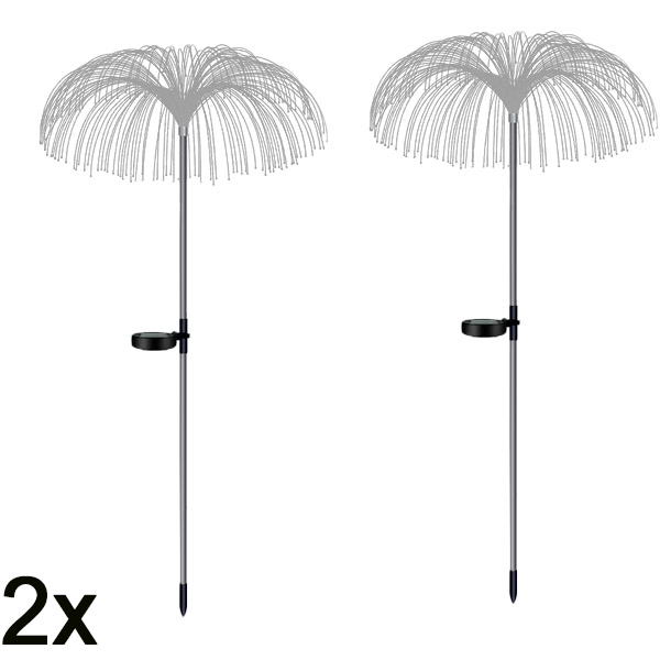 2x Solar-Tropen-Gartenleuchten | LUMIPALM